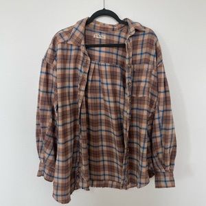 Free People Happy Hour Flannel
